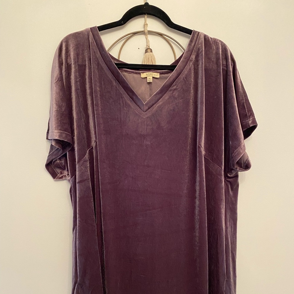 KORI XL Velvet dress New never wore